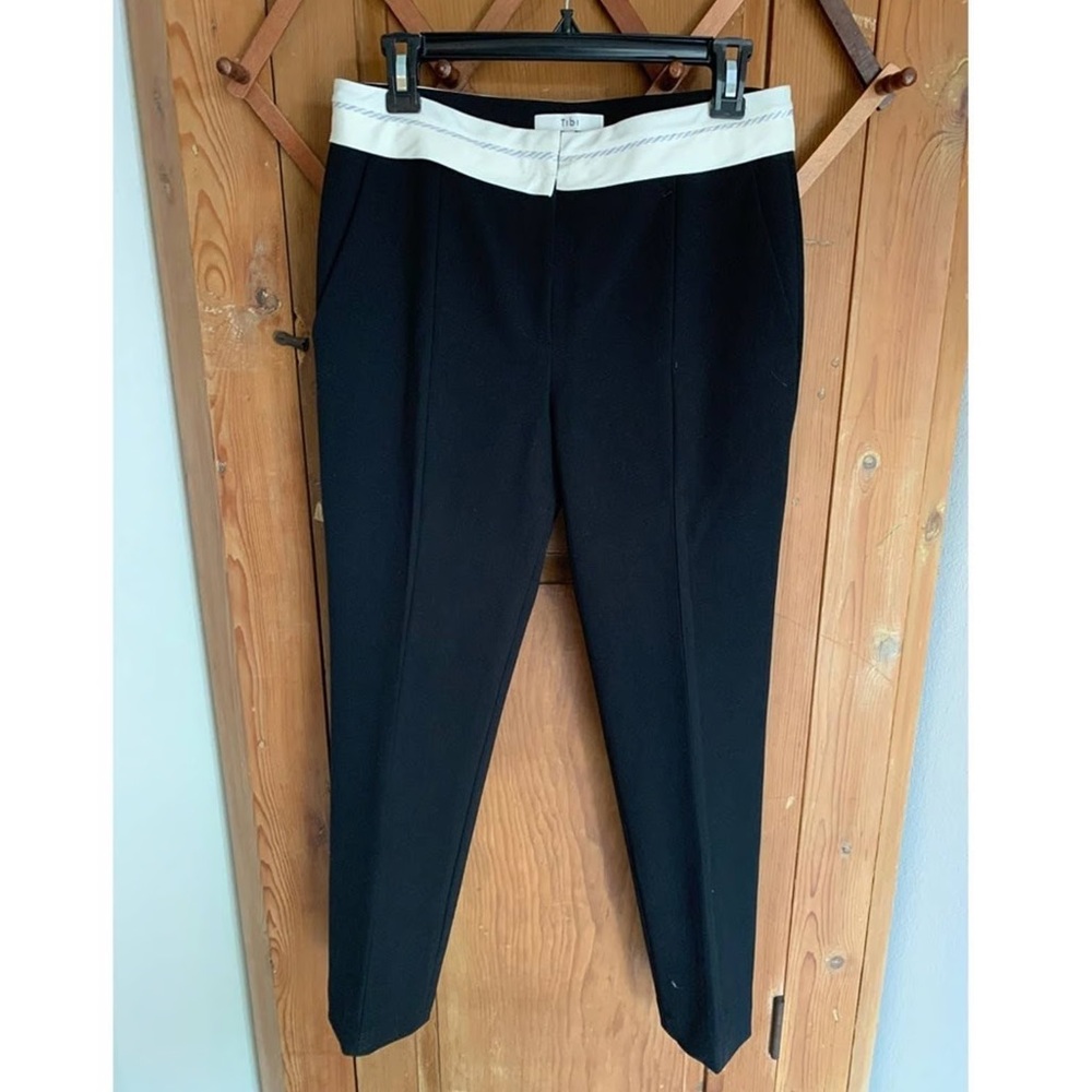 Tibi Folded Waistband Pants